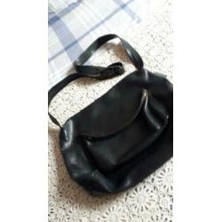 leren tas .cross over de maat is 34 38 Fred de la bretonaire