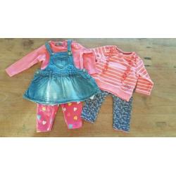 Babykleding meisje pakket 3 maat 62
