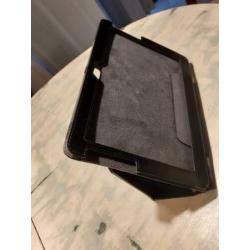 Kensington tablet hoes in de kleur zwart leatherlook.