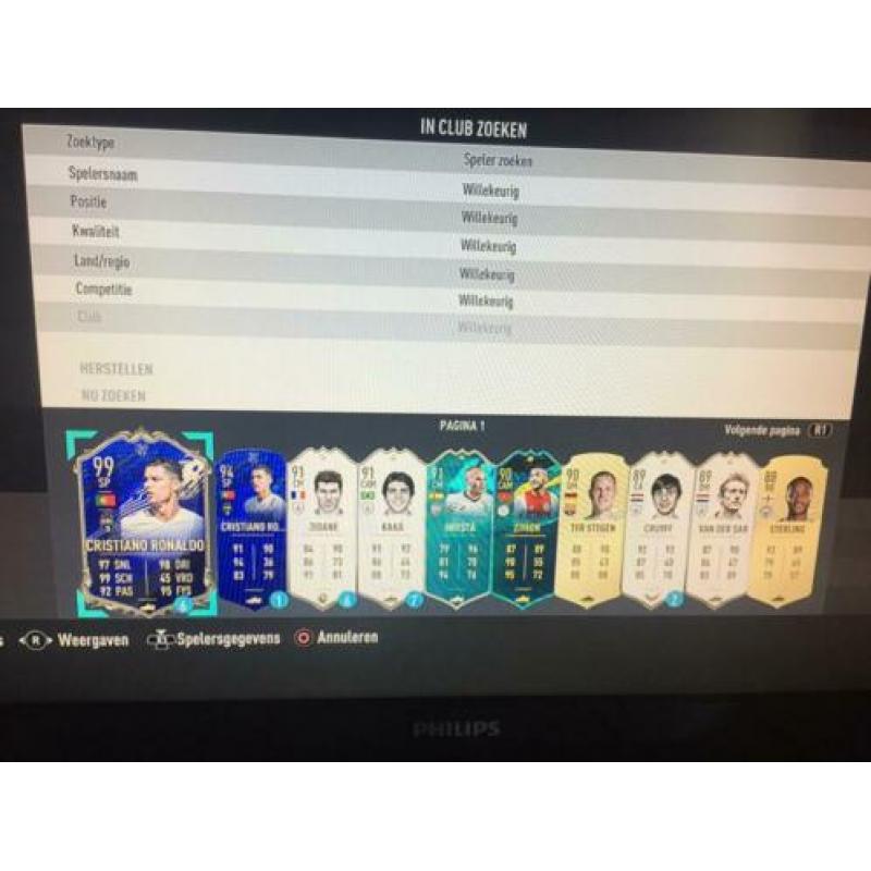 Fifa 20 PS4, icons