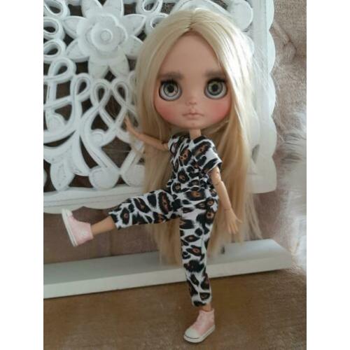 Blythe pop nieuw tijgerprint jumpsuit overal