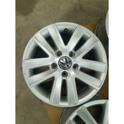 5 gaats vw velgen, volkswagen velgen, 15 inch velgen