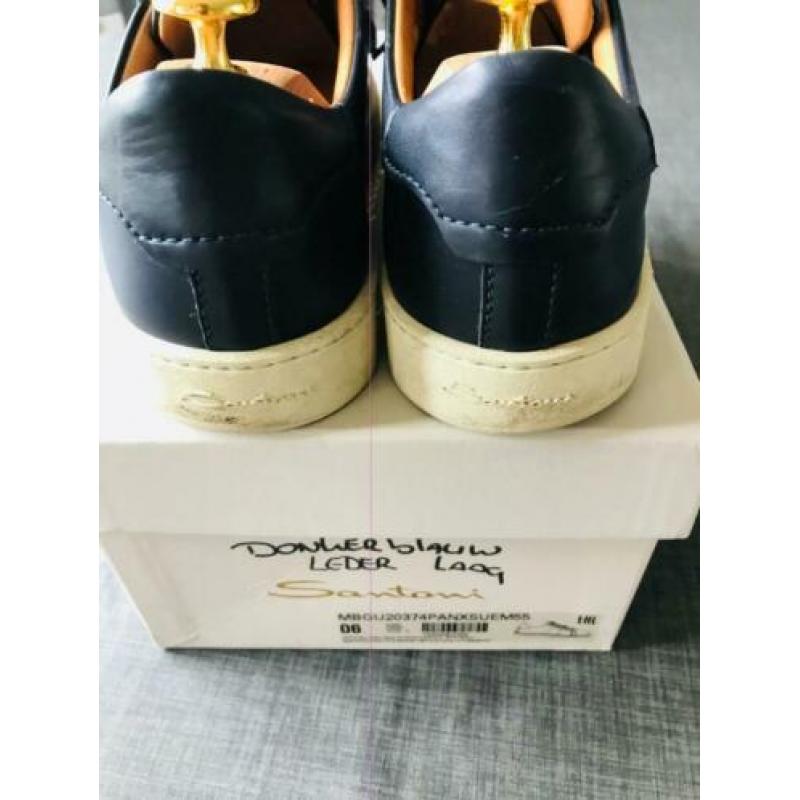 Santoni sneakers Gloria volledig leer