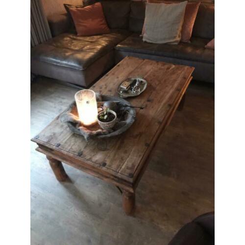 Landelijke salontafel, teakhout
