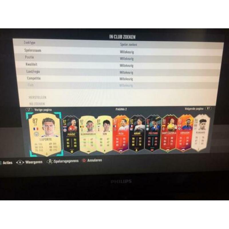 Fifa 20 PS4, icons