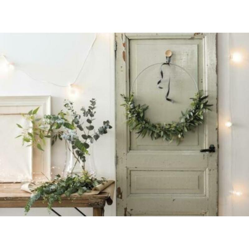 Decoratieve ijzeren ring 50 cm zwart
