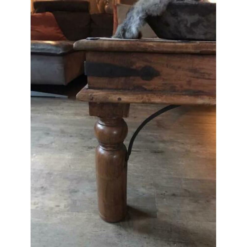 Landelijke salontafel, teakhout