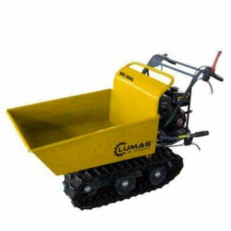 LUMAG MINI RUPSDUMPER MD300G De 6,5 pk motor in combinatie