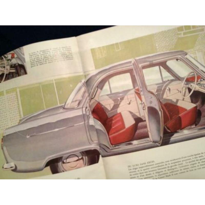 Aangeboden een FORD CONSUL folder uit 1958 - Frans