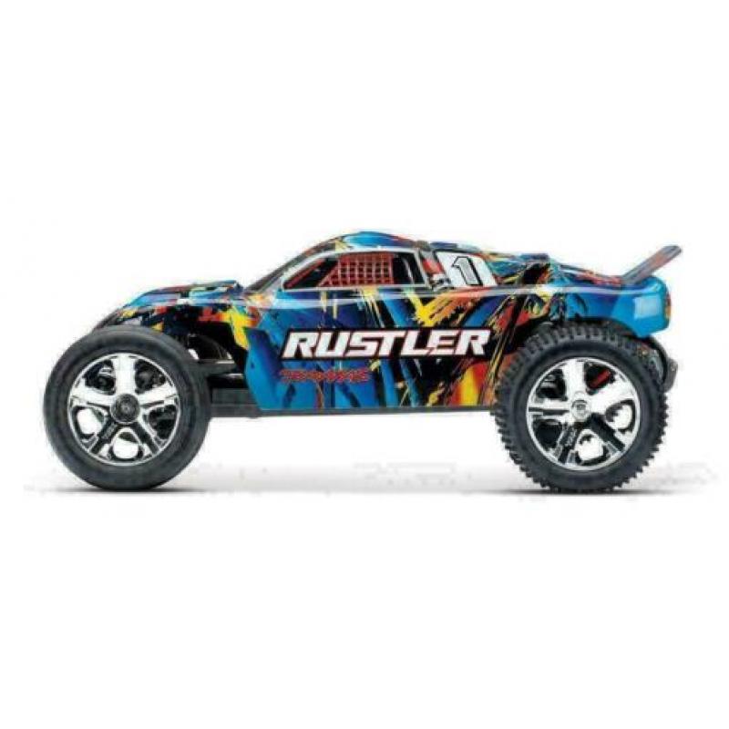 Traxxas Rustler RTR 2.4GHz Rock&Roll geen accu en lader