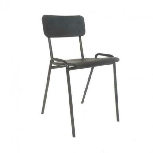 680x School chair vintage oude schoolstoelen cafe stoel 44