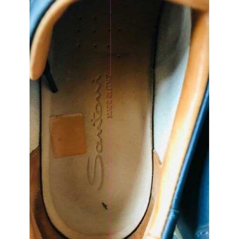 Santoni sneakers Gloria volledig leer