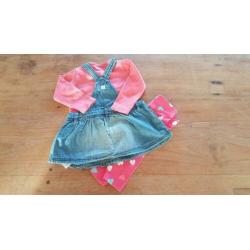 Babykleding meisje pakket 3 maat 62