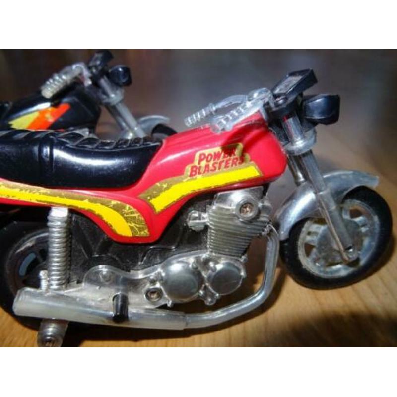 Vintage Power Blaster Motorcycle Toy by Kidco Inc. – 2 stuks