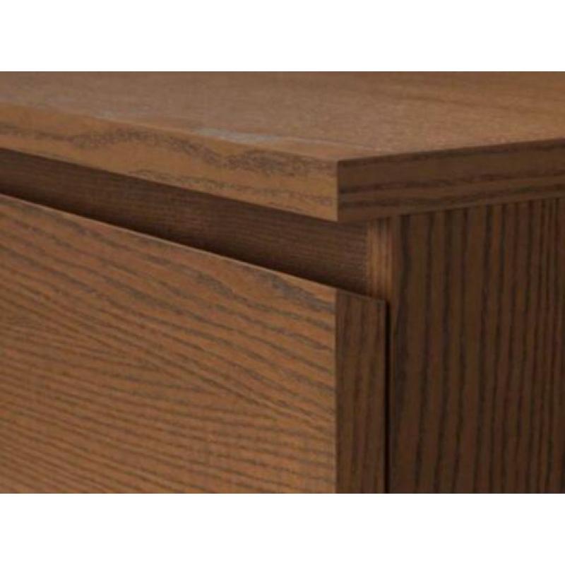 Malm Ladekast met 6 lades, essen, 160x78 cm