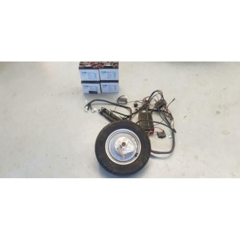 elektrische scooter blok motor accu kabelboom