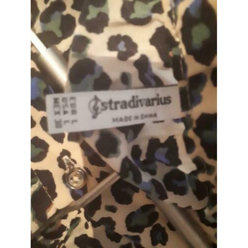 Tijgerprint plisserok van de stradivarius maat l