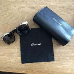 Dsquared zonnebril DQ0248 bruin met goud