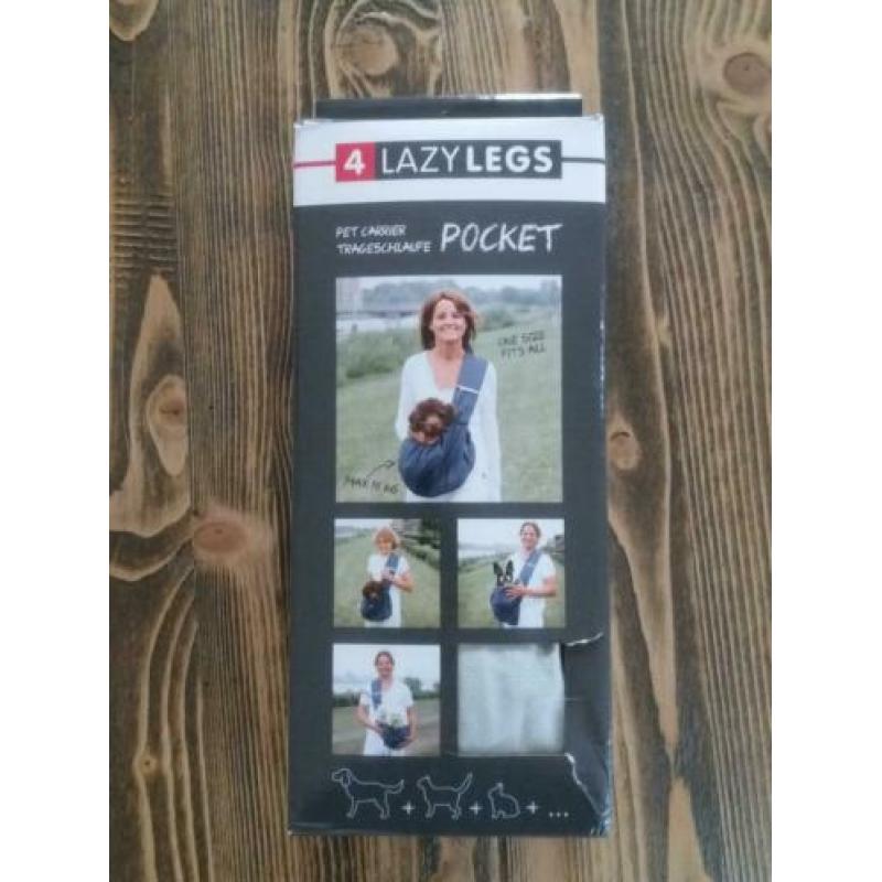 Nieuwe honden draagtas 4Lazylegs oud roze of licht groen
