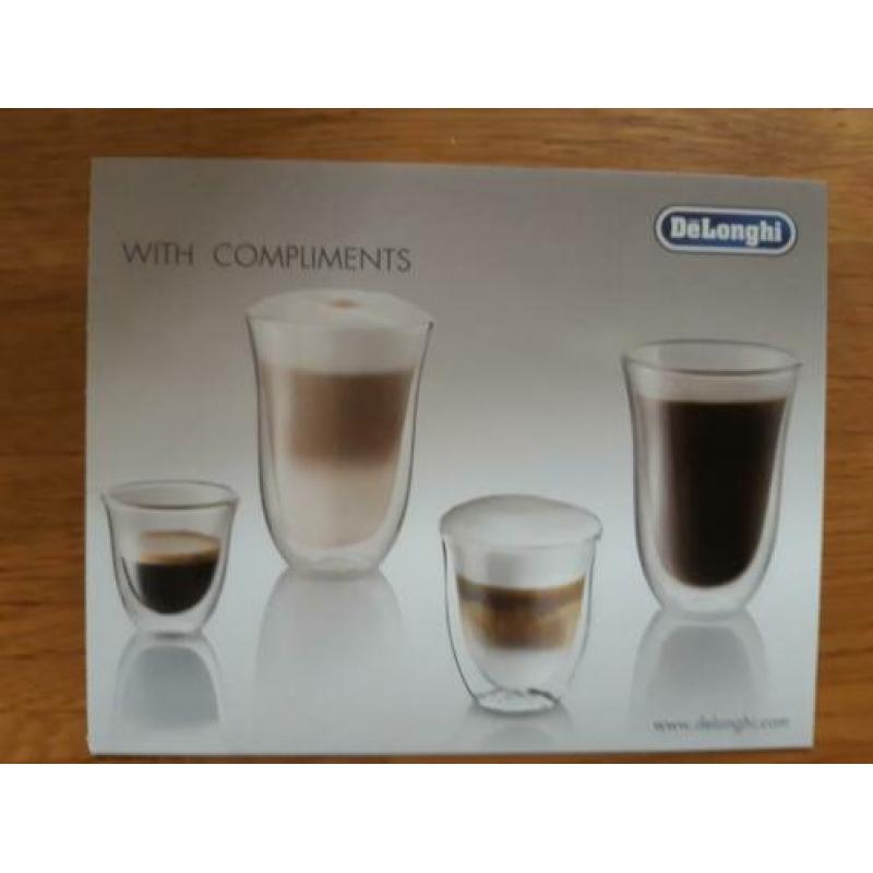 DeLonghi set a 6 stuks dubbelwandige glazen