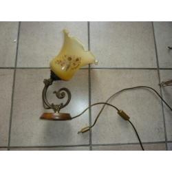 brocante wand schemerlamp