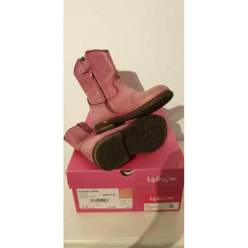 Meisjes fuchsia kipling laarsjes