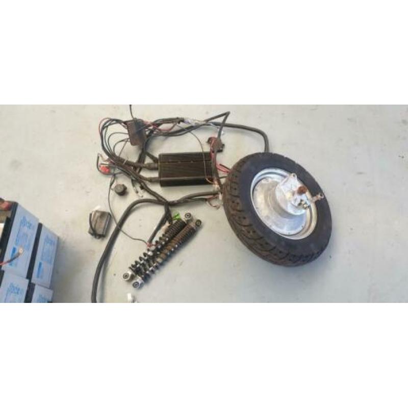 elektrische scooter blok motor accu kabelboom