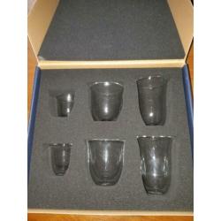 DeLonghi set a 6 stuks dubbelwandige glazen