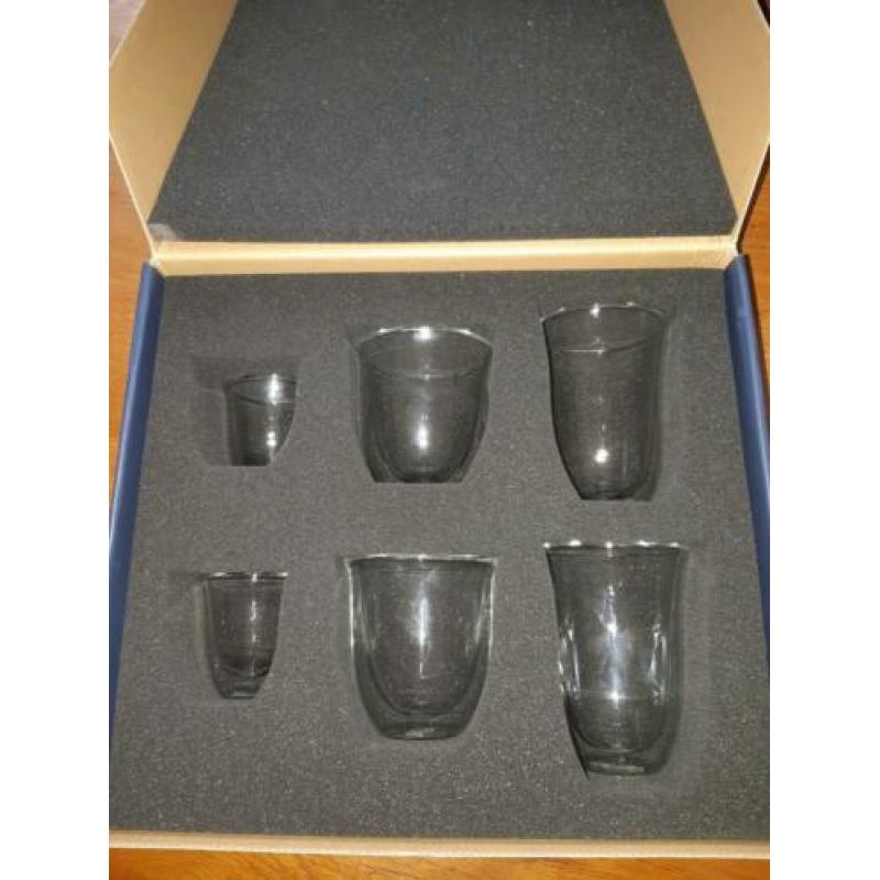 DeLonghi set a 6 stuks dubbelwandige glazen