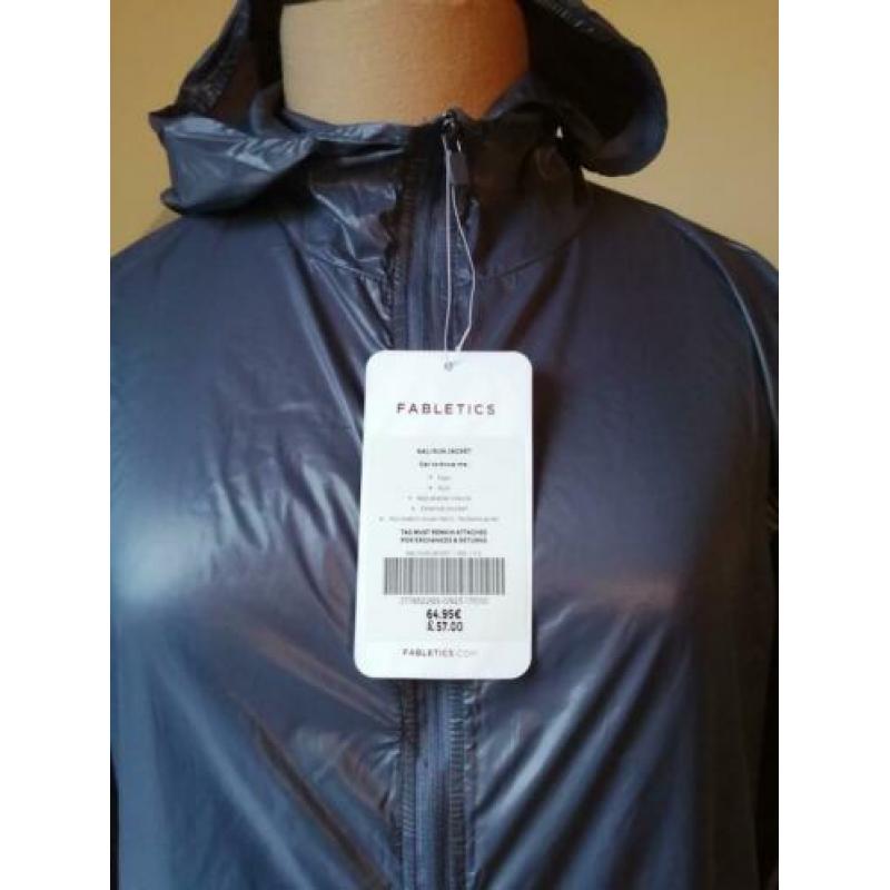 fabletics regenjas voor hardlopers xxs