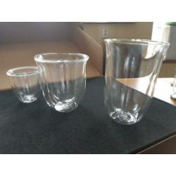 DeLonghi set a 6 stuks dubbelwandige glazen