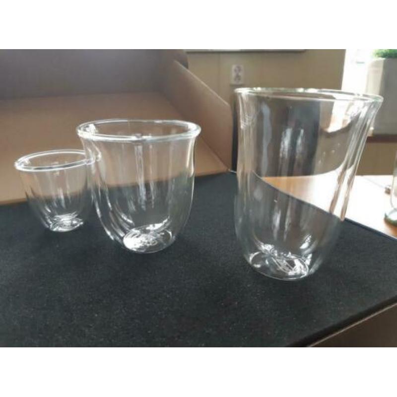 DeLonghi set a 6 stuks dubbelwandige glazen