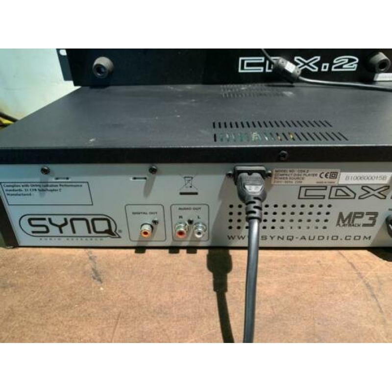SYNQ CDX-2 Dubbele CD Speler