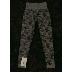 Gymshark camo seamless legging - maat M - nieuw