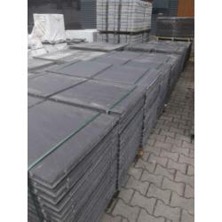 95m2 terras tegels antraciet