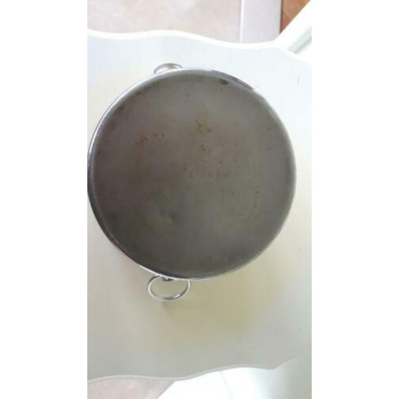 antieke verzilverde champagne emmer/koeler