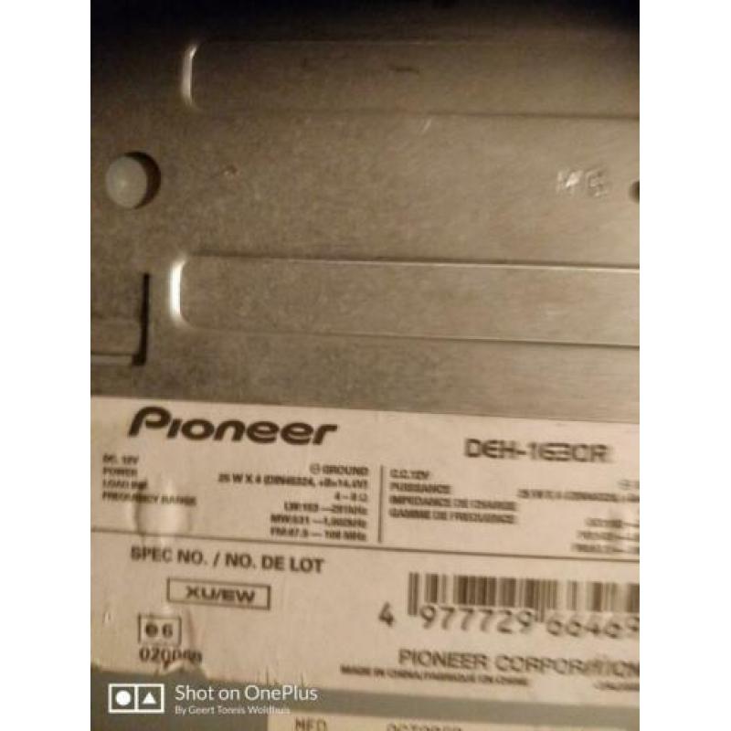 2 x Pioneer autoradio