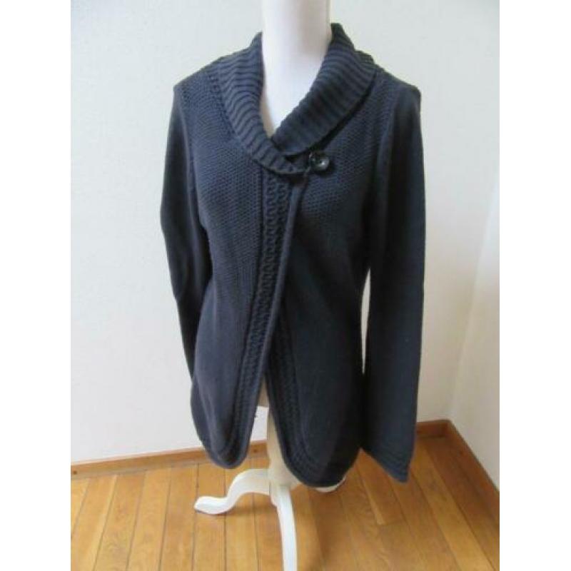 V10 apart lang vest MEXX donker blauw maat 38