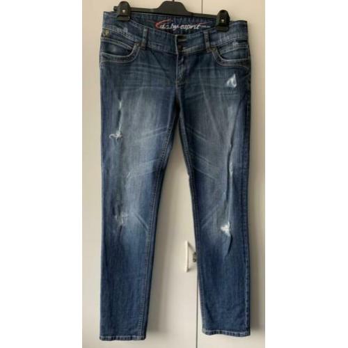 ZGAN: Mooie Esprit EDC Five Slim Spijkerbroek (33/32)