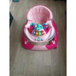 Roze loopstoeltje
