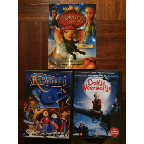 3 Leuke Kinderfilms Dvd Set Dolfje Weerwolfje NL Versies