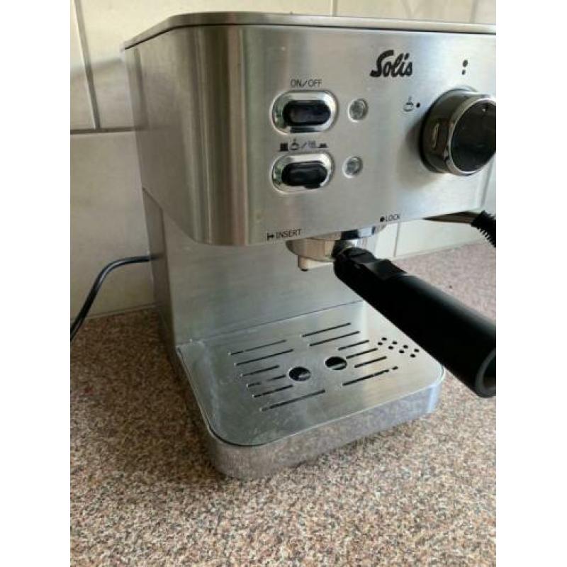 Solis koffie met alles erbij+ bonenmaal machine +stoompijpje