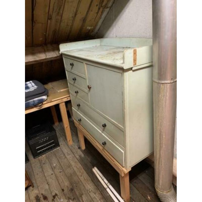Kinderkast 50er jaren vintage origineel Canadees