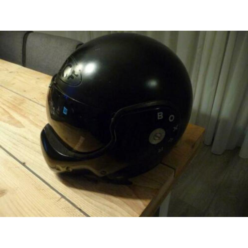 Roof boxer full zwart systeemhelm