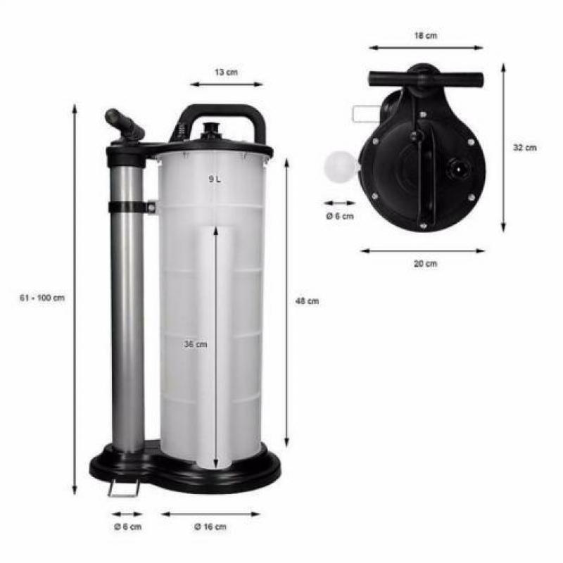 Vloeistofpomp / oliepomp 9 liter