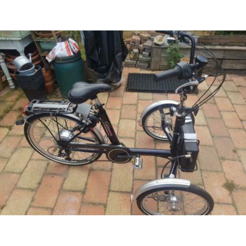 Huka trike 3 wieler met originele elektrische ondersteuning
