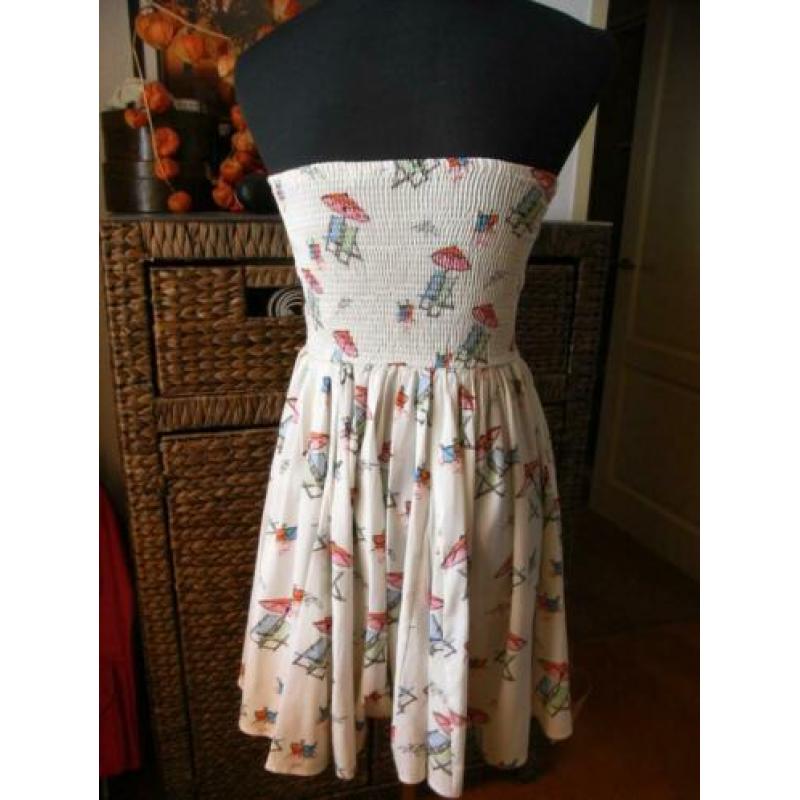 ATMOSPHERE heerlijk zomer jurkje/jurk strapless mt 36