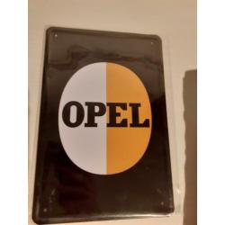 OPEL emaille bordje