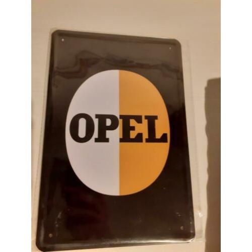 OPEL emaille bordje