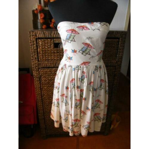 ATMOSPHERE heerlijk zomer jurkje/jurk strapless mt 36